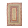 Homespice Decor Jute Braided Azalea Multi 513144 4 ft. X 6 ft. Rect Rug