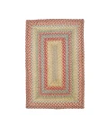 Homespice Decor Jute Braided Azalea Multi 516145 8 ft. X 10 ft. Rect Rug