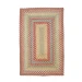 Homespice Decor Jute Braided Azalea Multi 515148 6 ft. X 9 ft. Rect Rug