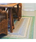 Homespice Decor Cotton Braided Baja Blue 416285 8 ft. X 10 ft. Rect Rug