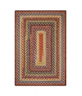 Homespice Decor Cotton Braided Biscotti Brown 413246 4 ft. X 6 ft. Rect Rug