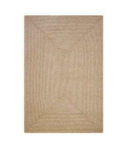 Homespice Decor Ultra Durable Braided Biscuit Tan 329677 22 in. X 72 in. Rect Rug