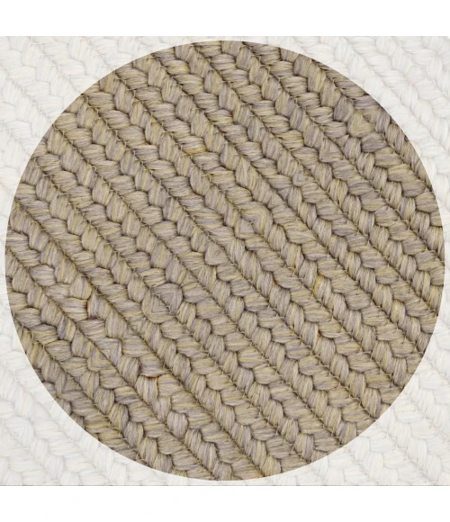 Homespice Decor Ultra Durable Braided Biscuit Tan 313676 4 ft. X 6 ft. Rect Rug