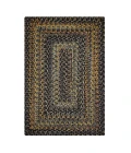 Homespice Decor Ultra Durable Braided Black Forest Black 310026 27 in. X 45 in. Rect Rug