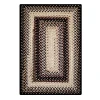 Homespice Decor Ultra Durable Braided Black Mist Black 316080 8 ft. X 10 ft. Rect Rug