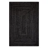 Homespice Decor Ultra Durable Braided Black 310576 27 in. X 45 in. Rect Rug