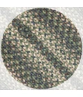 Homespice Decor Ultra Durable Braided Cedar Ridge Green 300874 27 in. X 45 in. Oval Rug