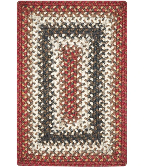Homespice Decor Jute Braided Accessories Chester Red 240073PS 13 in. X 19 in. Set of 4 Rect Rug