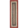 Homespice Decor Jute Braided Accessories Chester Red 240149PS 8 in. X 28 in. Set of 13 Rect Rug