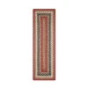 Homespice Decor Jute Braided Accessories Chester Red 572714 11 in. X 36 in. Rect Rug
