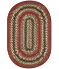 Homespice Decor Jute Braided Rug Red & Black Chester 2ft. x 3ft. Rect. Rug