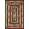 Homespice Decor Jute Braided Chester Red 513717 4 ft. X 6 ft. Rect Rug