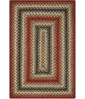 Homespice Decor Jute Braided Chester Red 512710 27 in. X 45 in. Rect Rug