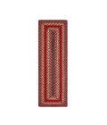 Homespice Decor Jute Braided Accessories Cider Barn Red 572127 11 in. X 36 in. Rect Rug