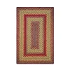 Homespice Decor Jute Braided Cider Barn Red 513120 4 ft. X 6 ft. Rect Rug