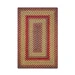 Homespice Decor Jute Braided Cider Barn Red 515124 6 ft. X 9 ft. Rect Rug