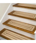 Homespice Decor Jute Braided Accessories Multi Color Cookie Dough 8in. x 28in. Set of 13 Rect. Rug