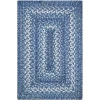 Homespice Decor Jute Braided Accessories Denim Blue 240072PS 13 in. X 19 in. Set of 4 Rect Rug