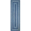 Homespice Decor Jute Braided Accessories Denim Blue 240148PS 8 in. X 28 in. Set of 13 Rect Rug