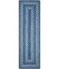 Homespice Decor Jute Braided Accessories Denim Blue 240148PS 8 in. X 28 in. Set of 13 Rect Rug
