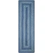 Homespice Decor Jute Braided Accessories Denim Blue 240116PS 8 in. X 28 in. Set of 2 Rect Rug