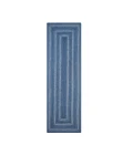 Homespice Decor Jute Braided Denim Blue 519689 22 in. X 72 in. Rect Rug