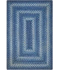 Homespice Decor Jute Braided Denim Blue 510686 2 ft. X 3 ft. Rect Rug