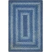 Homespice Decor Jute Braided Denim Blue 515681 6 ft. X 9 ft. Rect Rug