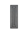 Homespice Decor Jute Braided Accessories Flint Hill Grey 572837 11 in. X 36 in. Rect Rug