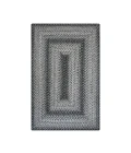 Homespice Decor Jute Braided Flint Hill Grey 513830 4 ft. X 6 ft. Rect Rug