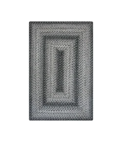 Homespice Decor Jute Braided Flint Hill Grey 519832 22 in. X 72 in. Rect Rug