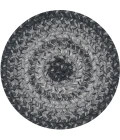 Homespice Decor Jute Braided Accessories Flint Hill Grey 240031PS 8 in. Set of 3 Round Rug