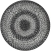 Homespice Decor Jute Braided Accessories Flint Hill Grey 240047PS 15 in. Set of 2 Round Rug