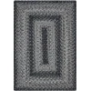 Homespice Decor Jute Braided Accessories Flint Hill Grey 240079PS 13 in. X 19 in. Set of 4 Rect Rug