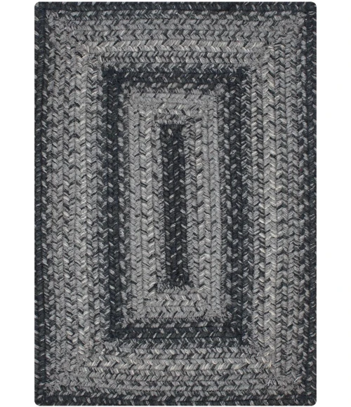 Homespice Decor Jute Braided Accessories Flint Hill Grey 240079PS 13 in. X 19 in. Set of 4 Rect Rug