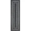 Homespice Decor Jute Braided Accessories Flint Hill Grey 240155PS 8 in. X 28 in. Set of 13 Rect Rug