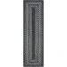 Homespice Decor Jute Braided Accessories Flint Hill Grey 240123PS 8 in. X 28 in. Set of 2 Rect Rug