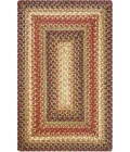 Homespice Decor Jute Braided Accessories Gingerbread Brown, Deep Red 240078PS 13 in. X 19 in. Set of 4 Rect Rug