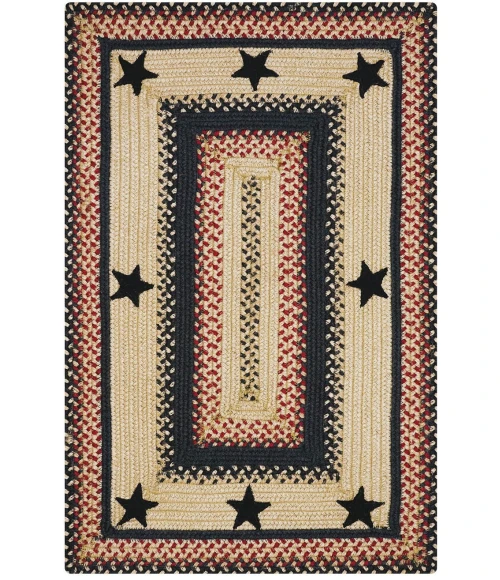 Homespice Decor Jute Braided Rug Black Gloucester 2ft. x 3ft. Rect. Rug
