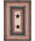 Homespice Decor Jute Braided Accessories Primitive Star Gloucester Black 240076PS 13 in. X 19 in. Set of 4 Rect Rug