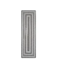 Homespice Decor Ultra Durable Braided Graphite Grey 329639 22 in. X 72 in. Rect Rug