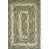 Homespice Decor Jute Braided Grassland Green 513823 4 ft. X 6 ft. Rect Rug