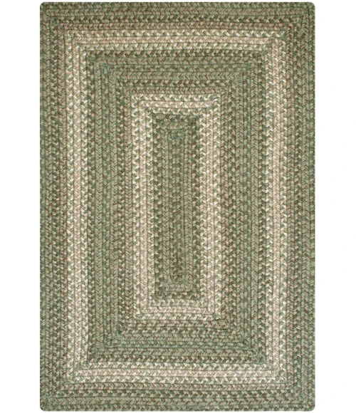 Homespice Decor Jute Braided Grassland Green 513823 4 ft. X 6 ft. Rect Rug