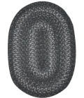 Homespice Decor Jute Braided Grey Cloud Grey 503855 4 ft. X 6 ft. Oval Rug