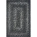 Homespice Decor Jute Braided Grey Cloud Grey 515858 6 ft. X 9 ft. Rect Rug