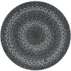 Homespice Decor Jute Braided Accessories Grey Cloud Grey 240048PS 15 in. Set of 2 Round Rug