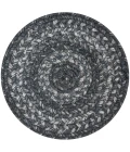 Homespice Decor Jute Braided Accessories Grey Cloud Grey 240032PS 8 in. Set of 3 Round Rug