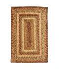 Homespice Decor Jute Braided Harvest Beige, Tan 511072 20 in. X 30 in. Rect Rug