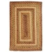 Homespice Decor Jute Braided Harvest Beige, Tan 511072 20 in. X 30 in. Rect Rug