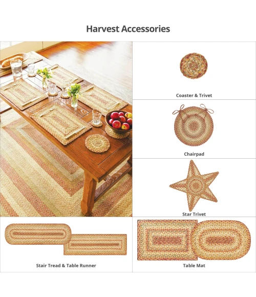 Homespice Decor Jute Braided Harvest Beige, Tan 510075 2 ft. X 3 ft. Rect Rug